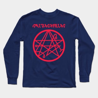 H.P. Lovecraft's Necronomicon (RED) Long Sleeve T-Shirt